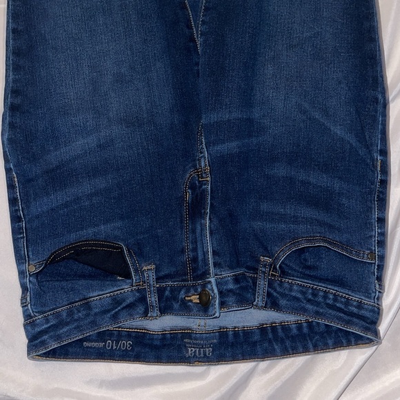 a.n.a Jeans Stretch Blue denim skinny anke Size 10 - Picture 9 of 9